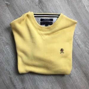 Tommy Hilfiger solid knitted crew neck sweater